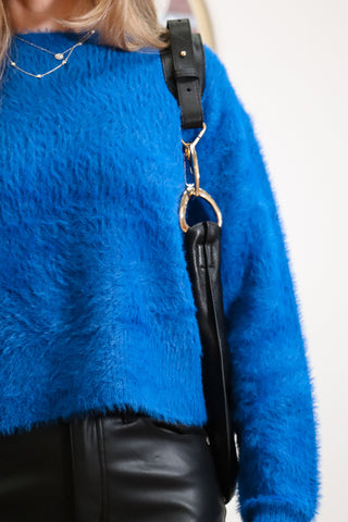 Blue sweater, blue fuzzy sweater royal blue sweater, royal blue fuzzy sweater, fall sweaters, blue fall sweater, winter sweaters