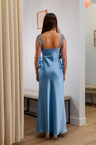 Wedding guest dress, dresses for wedding, dress, baby blue dress, prom dress, summer dress inspo, fancy work dinner dres, dress for a party