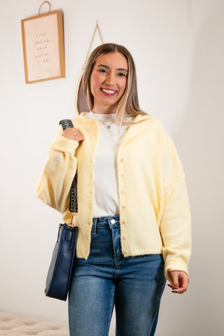 Sweater Weather - Cardigan - Yellow