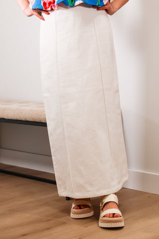 Maxi skirt, white skirt, white maxi skirt, denim skirt