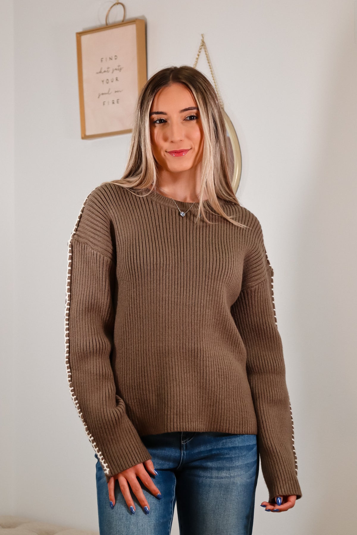 Blanket Stitch - Sweater