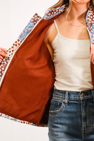 jacket, quilted jacket, floral jacket, patchwork jacket, fall jacket