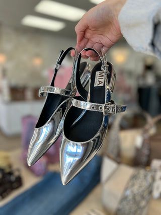 Make It Shine - Pointed Toe Mary Janes