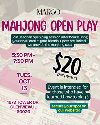 Mahjong Open Play October 13