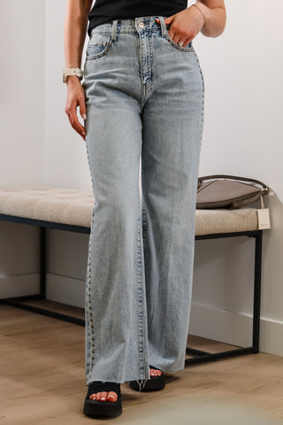 Far Out Studded Jeans - Daze Denim