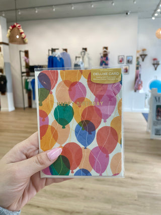 Balloon Happy Birthday - Card
