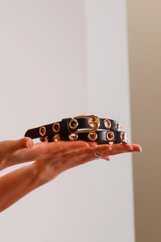 Black staple belt, staple belt, black belt, classy belt, everyday belt
