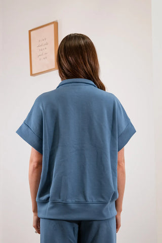 Sky Blue Quarter Zip