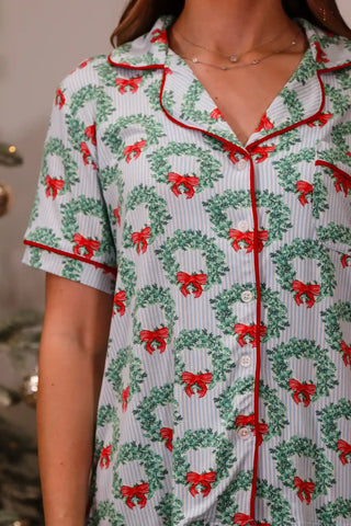Wreath & Ribbons - Pajama Set