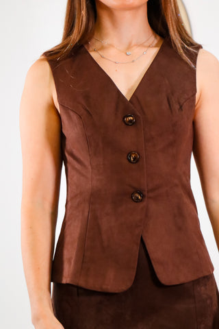 Clairissa Button Up Vest