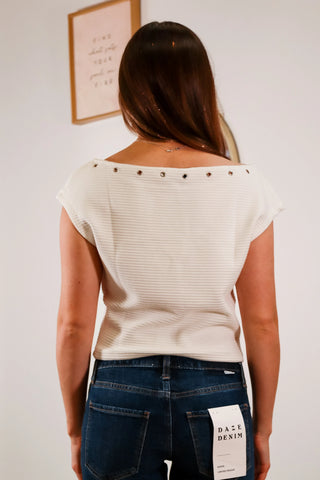 On a Stroll Grommet Knit