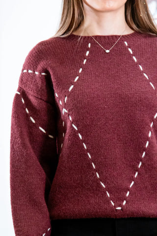 Guess List Sweater- Sage The Label