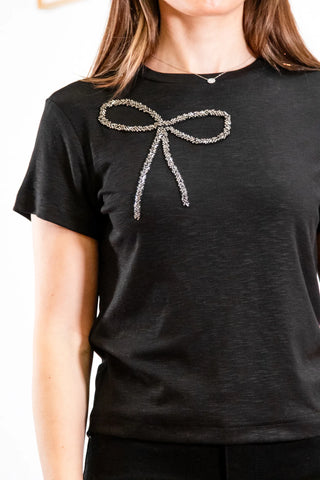 Beaded Bow Tee