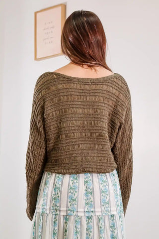 Forest Textured Sweater