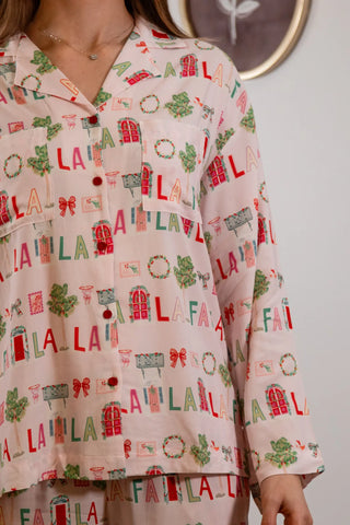 FA LA LA Holiday PJ Set