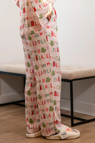 FA LA LA Holiday PJ Set