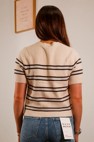 Gatewood Stripe Sweater - Cream - Z Supply