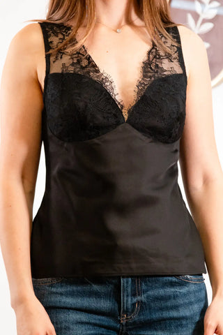 Ari Black Lace Blouse