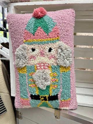 Pink Nutcracker Throw Pillow