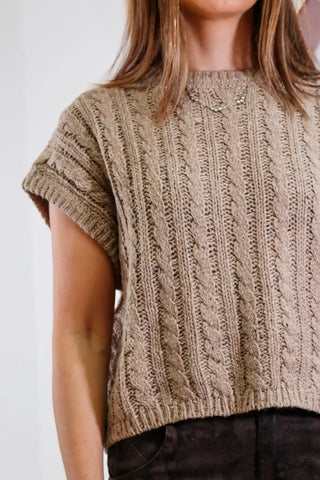 Cable knit tank, knit tanks, thanksgiving outfit inspo, fall outfits, fall inspo, knit sweaters
