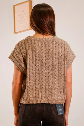 Cable knit tank, knit tanks, thanksgiving outfit inspo, fall outfits, fall inspo, knit sweaters