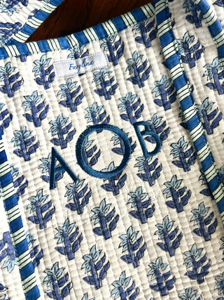 Custom Embroidery For Quilted Totes