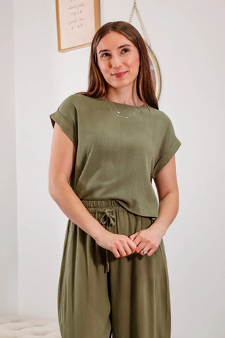 Sugarloaf Cuffed Top