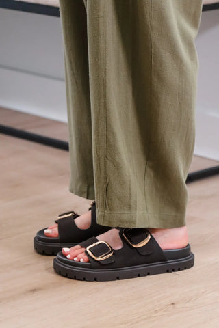 Celeste Double Buckle Sandals