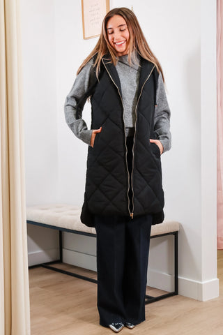 On A Walk - Long Puffer Vest