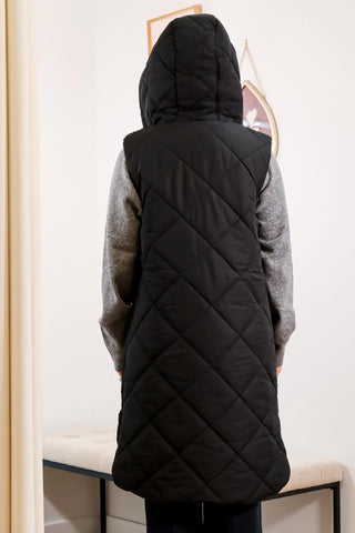 On A Walk - Long Puffer Vest