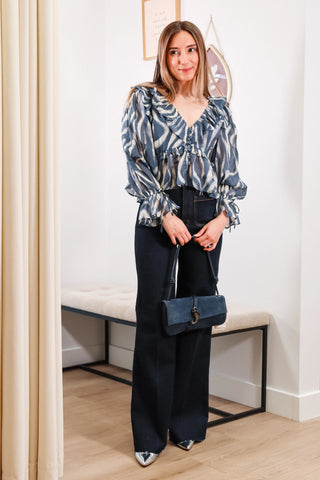 Cypress Peplum Top - En Saison