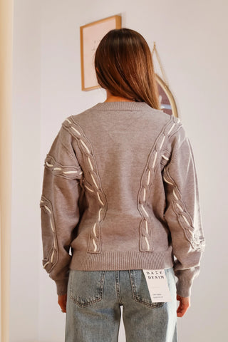 grey sweater, gray sweater, cable knit sweater, grey cable knit sweater, gray cable knit sweater, fall sweaters, winter sweaters, cute sweater, cute grey sweater, cute gray sweater, fall outfit inspo, cute fall outfit inspo, work outfit inspo