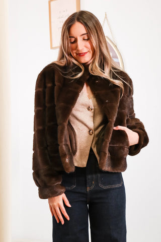 Call Me Later - Faux Fur Coat