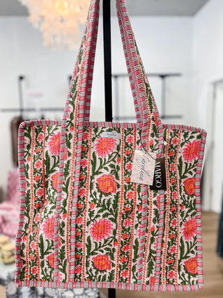 Got it in the Bag - Tote - Pink & Orange