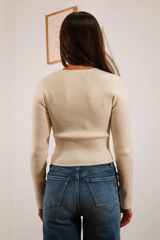 white tied top, white long sleeve, cream long sleeve, work fit inspo, basic white top inspo, white top inspo. cute white long sleeve, cute cream long sleeve gift.