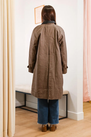 long coat, brown long coat, trench coat, long stylish trench coat