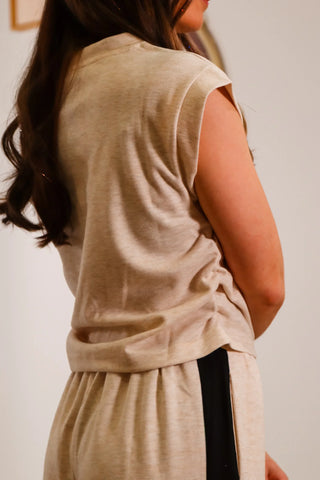 Metro Ruched Knit Top