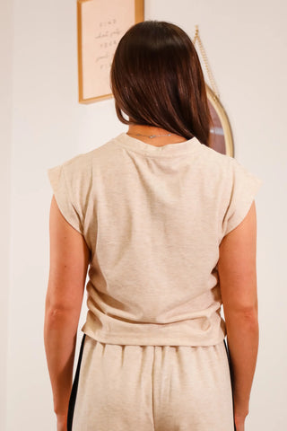 Metro Ruched Knit Top