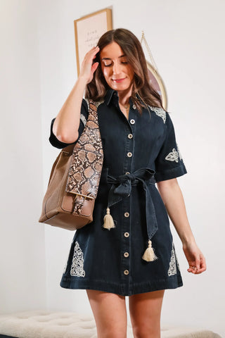 Out of Office - Short Sleeve Dress