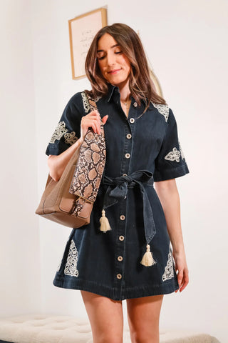 Out of Office - Short Sleeve Dress