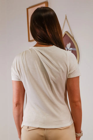 Sloane Knot Detail Short Sleeve Top