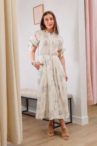 Paris Streets - Midi Dress