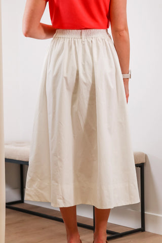 Lilly Pond - Button Front Midi Skirt