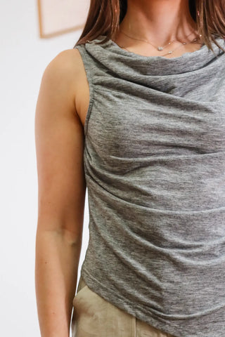 Izzie Cowl Neck Tank Top