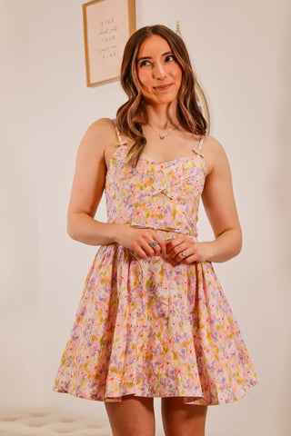 Chloe Fit & Flare Floral Dress - ASTR