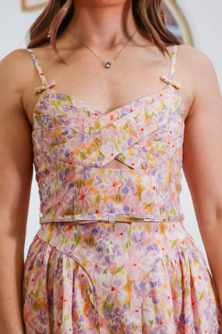 Chloe Fit & Flare Floral Dress - ASTR