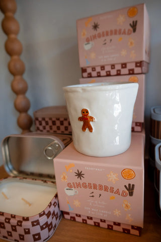 Gingerbread Ceramic Candle - Paddywax