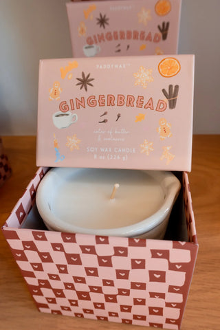 Gingerbread Ceramic Candle - Paddywax