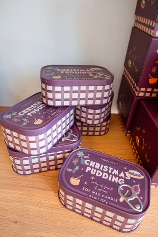 Christmas Pudding Tin Candle - Paddywax