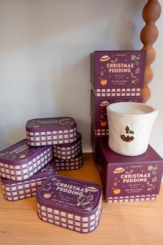 Christmas Pudding Ceramic Candle - Paddywax